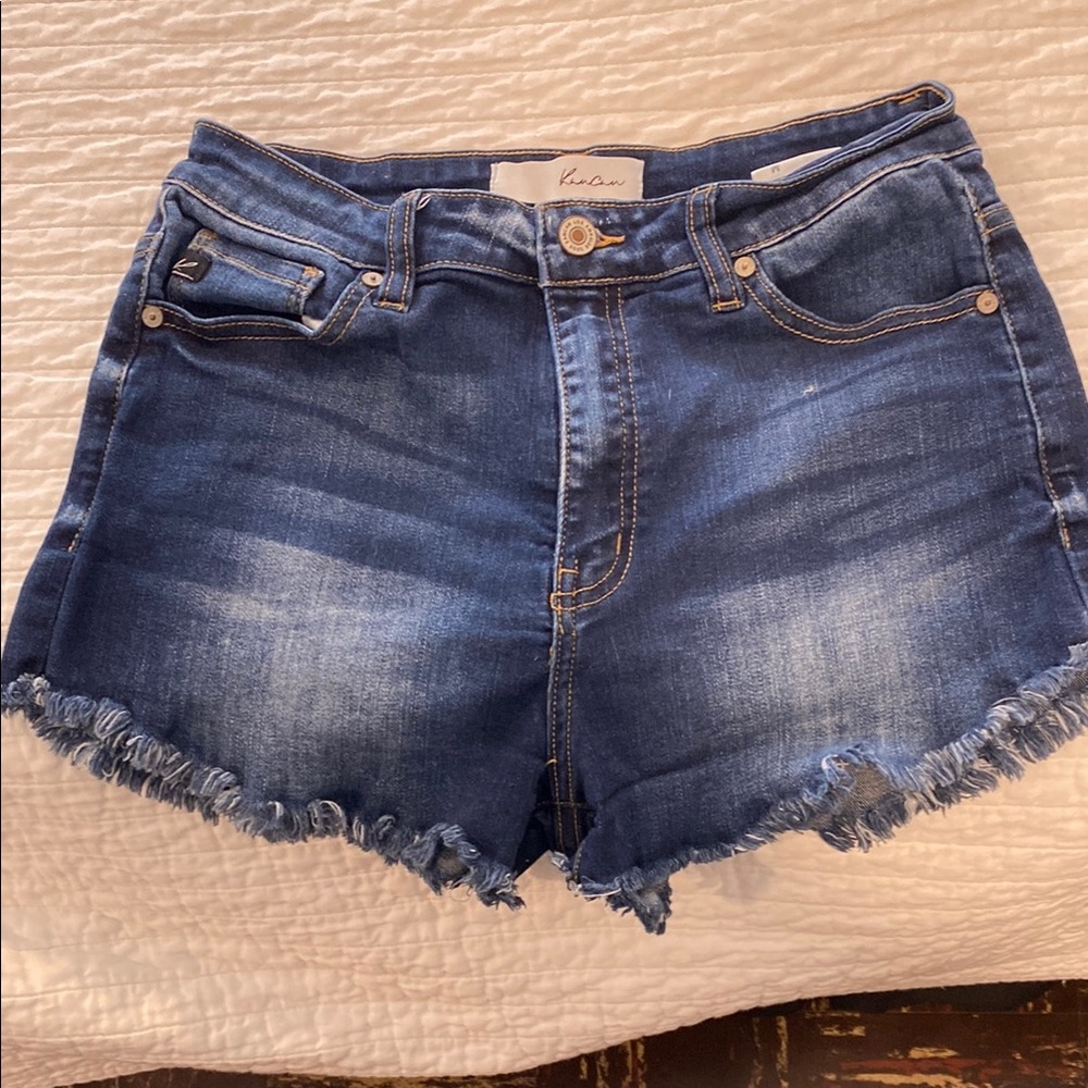 Kancan Women's Blue Denim Shorts